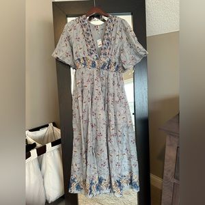 Free People NWT Lysette Maxi Dress size M